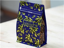 Flat Bottom Coffee Bag with Side Window